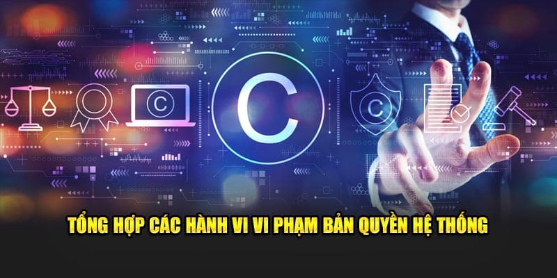 Tổng hợp các hành vi vi phạm bản quyền hệ thống 